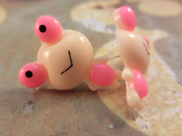 Crazy Frosch Ohrstecker frog Kulleraugen